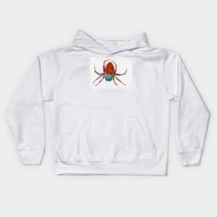 the very busy spider Kids Hoodie